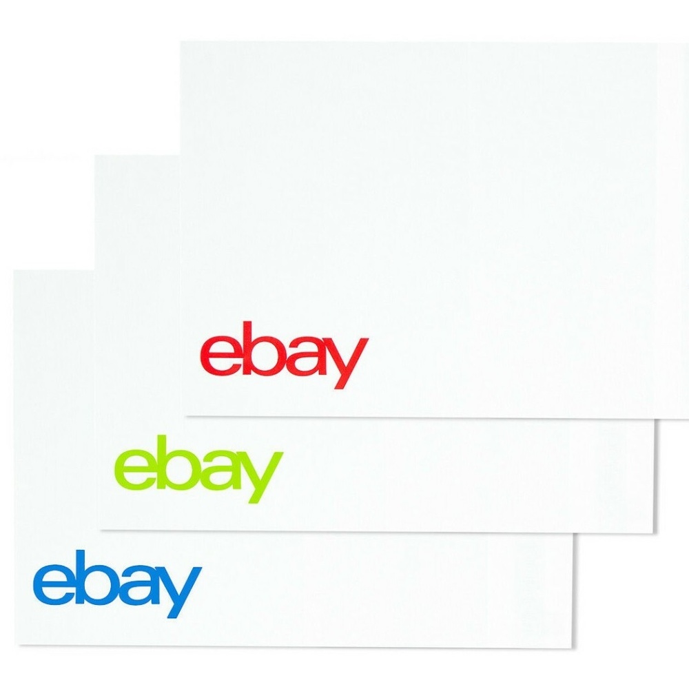 100 Ebay brand Polymailer Envelopes 6.25" x 8.5"